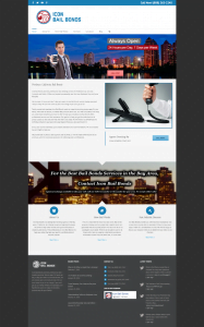 Icon Bail Bonds Website Preview
