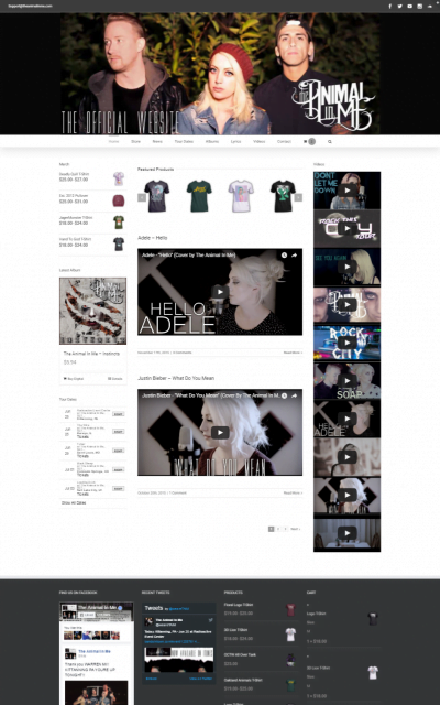 The Animal in Me Website Preview